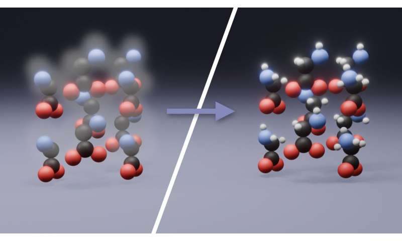 AI tracks missing hydrogen atoms in crystals with 97% success rate