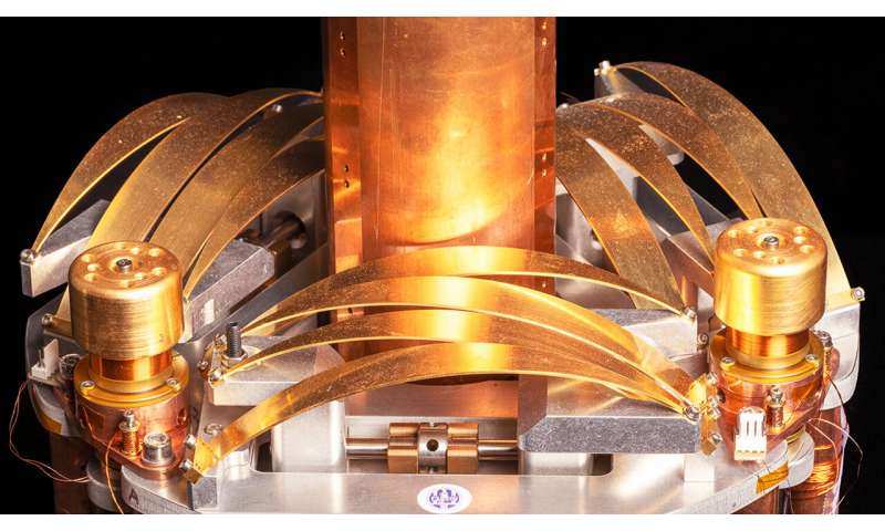 Geometric anti-spring works near absolute zero, suppressing vibrations below 0.185 hertz