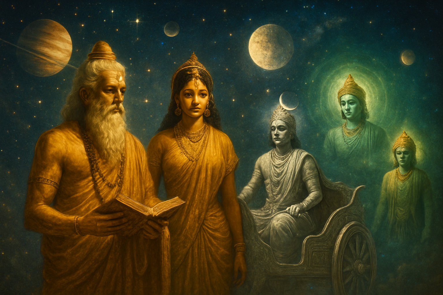 Vedic Astrology, Jupiter, Mercury, Budha, Brihaspati, Chandra, Tara, Hindu Mythology, Planetary Relationships, Astrology Stories, Jyotisha, VedicHoroo